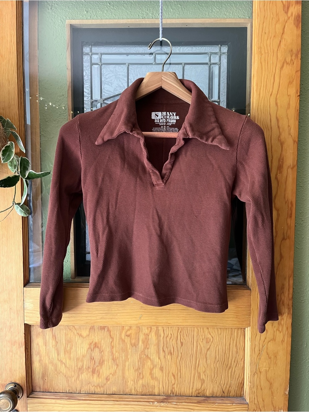 Big Bud Press Brown Long Sleeve Top
